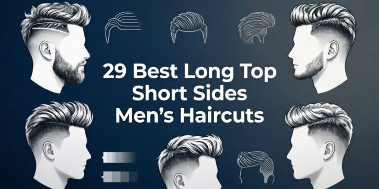29 Best Long Top Short Sides Men's Haircuts