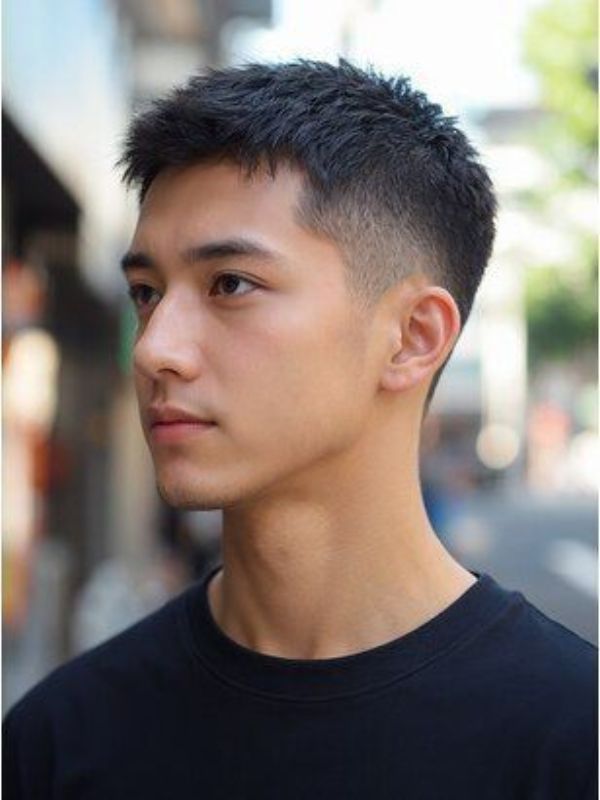 Asian Buzz Cut Low Fade
