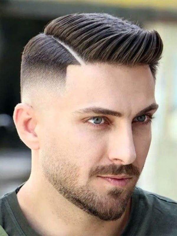 Comb Over with Taper
