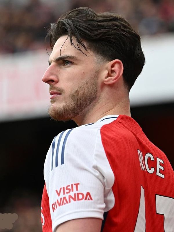 Declan Rice – Side Part Taper