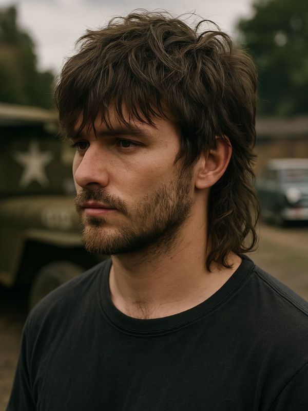 Fringe-Heavy Shag Style