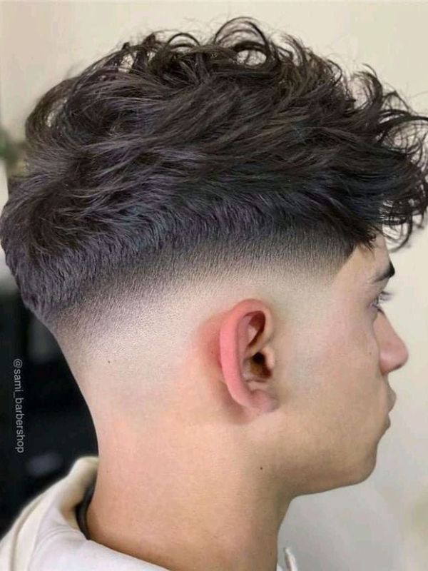Low Fade with Straight Hair