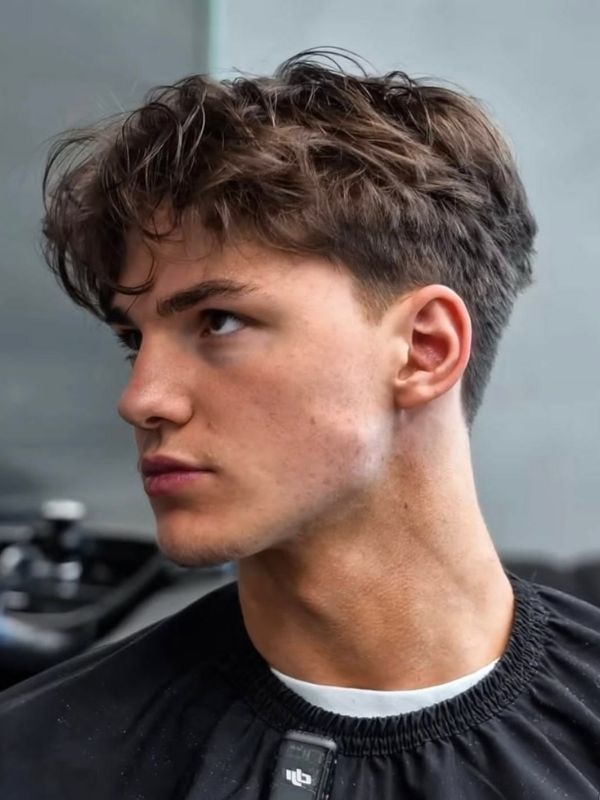 Medium Haircuts for Teenage Guys