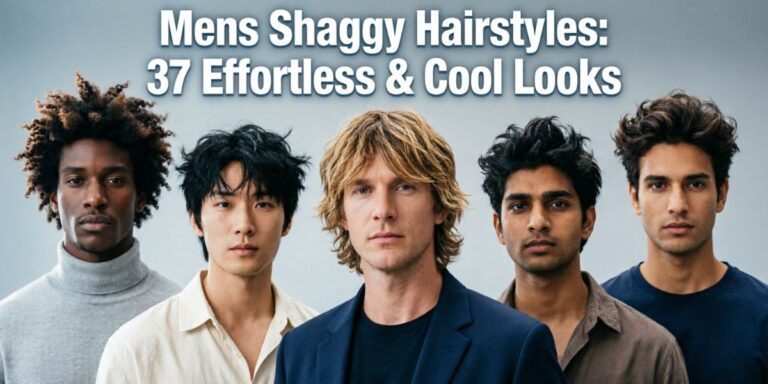 Mens Shaggy Hairstyles: 37 Effortless & Cool Looks