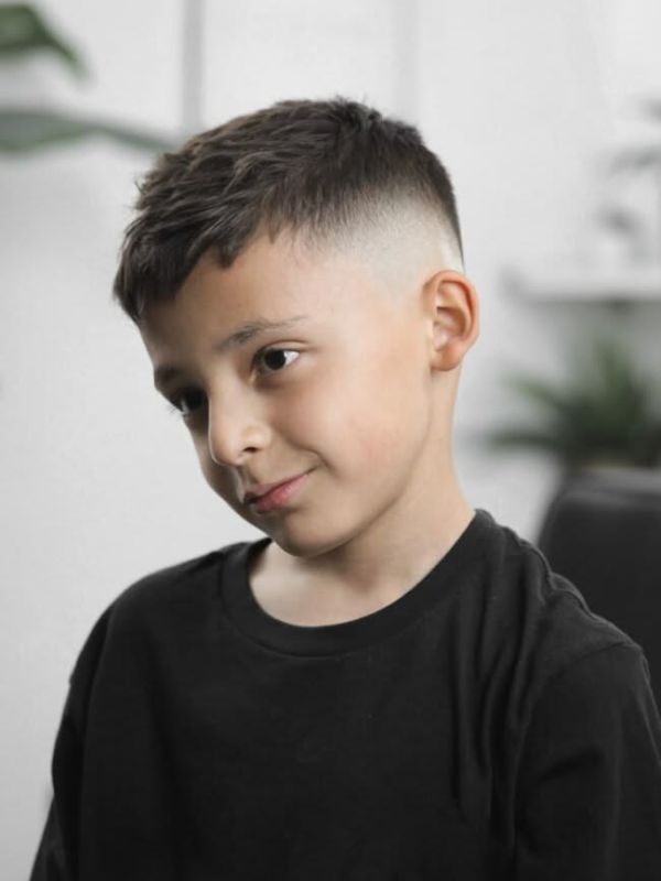 Mid Fade Haircut Kids