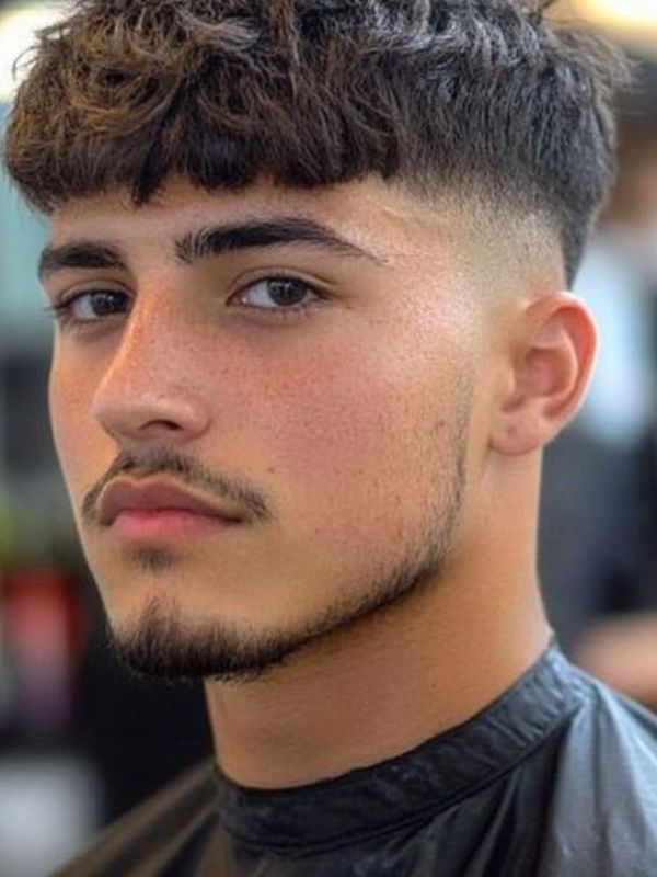 Mid Fade with Fringe
