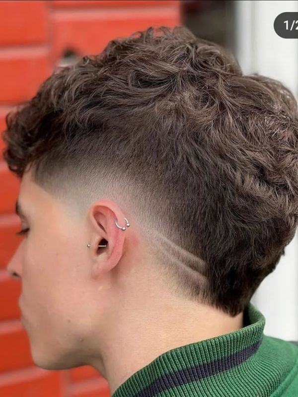 Modern Mullet Mid Fade