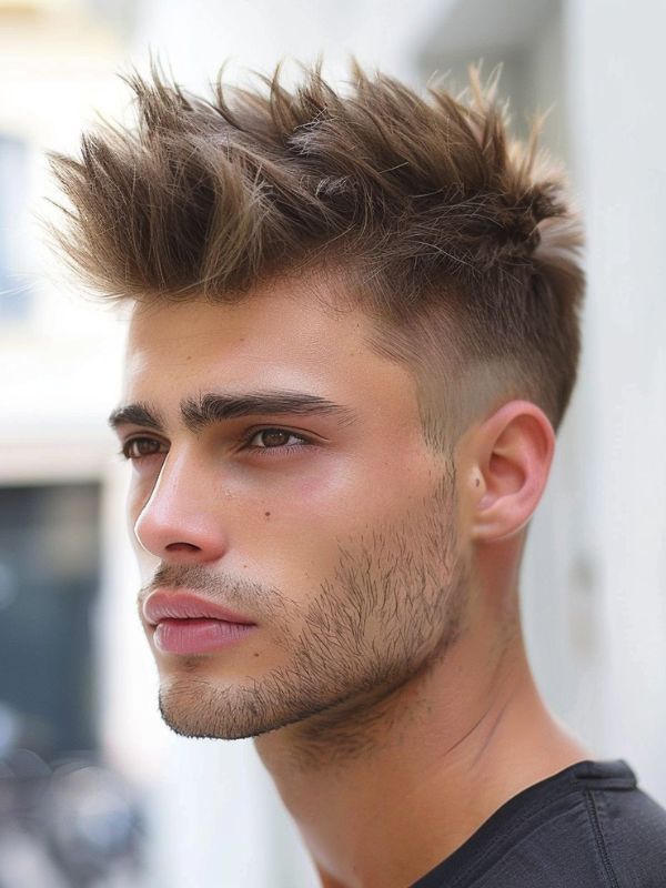 Shag with Faux Hawk Details