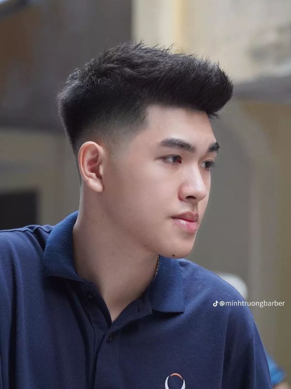 Short Buzz Cuts for Asian Men