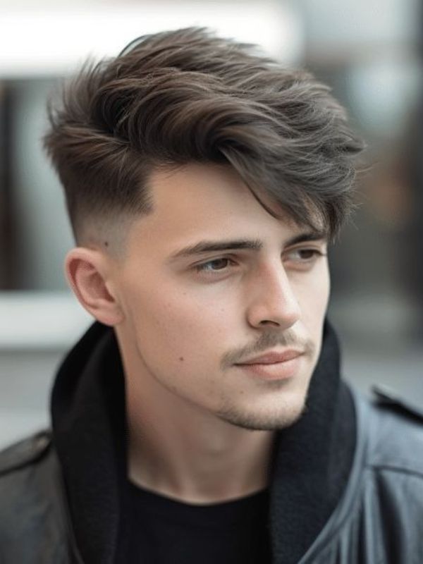 Side-Swept Fringe with Short Sides