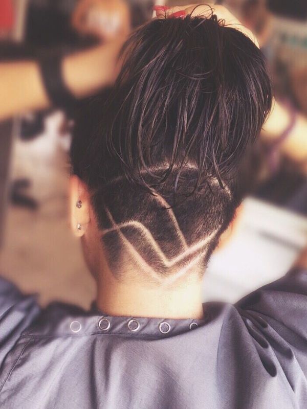 Undercut with Design