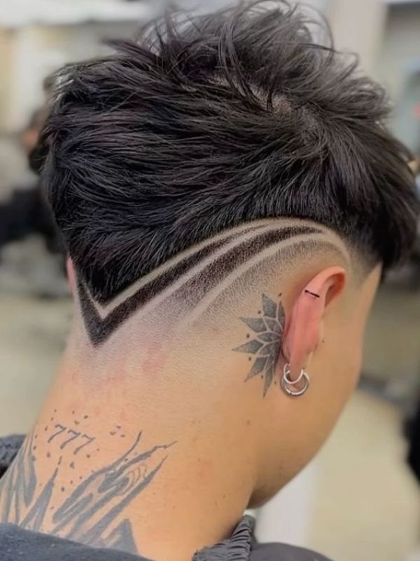 Undercut with Razor Patterns