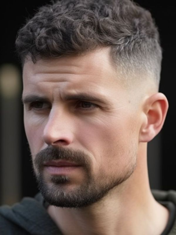 Wavy Bald Fade
