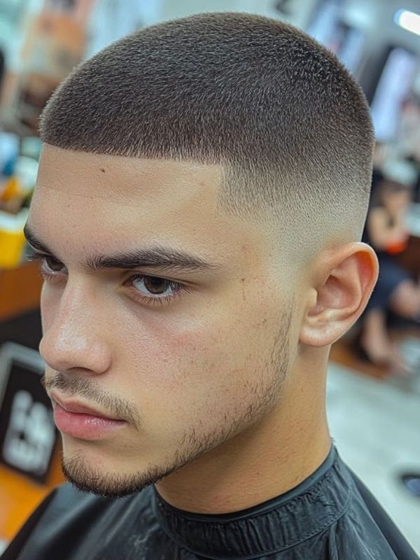 Zero Fade Buzz Cut
