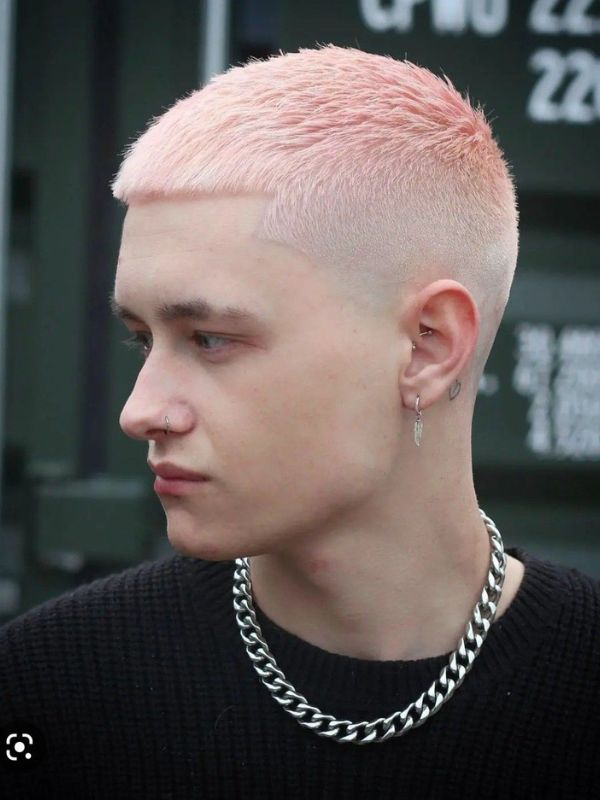 10 Guard Buzz Cut Blonde