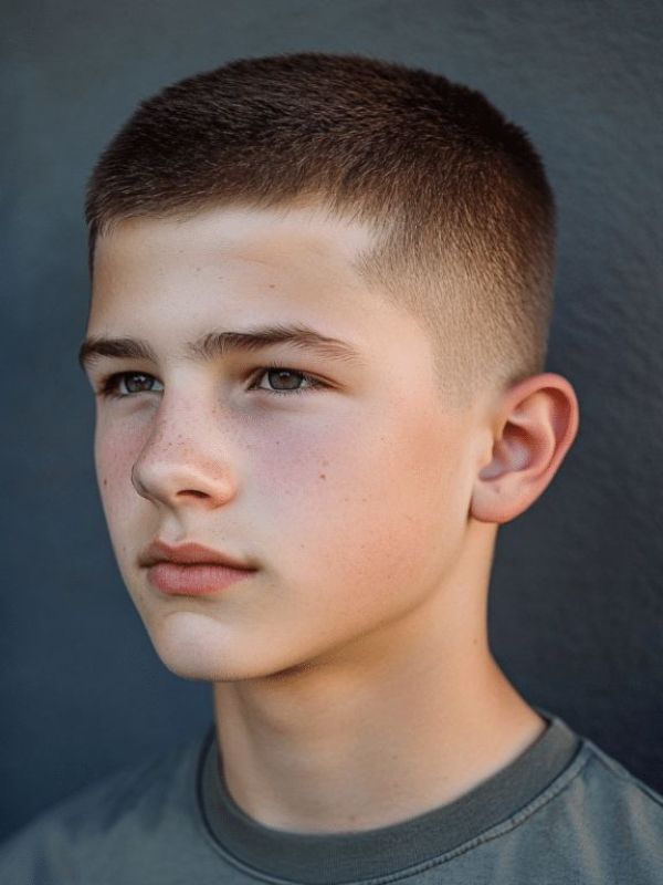 10 Guard Buzz Cut Low Taper