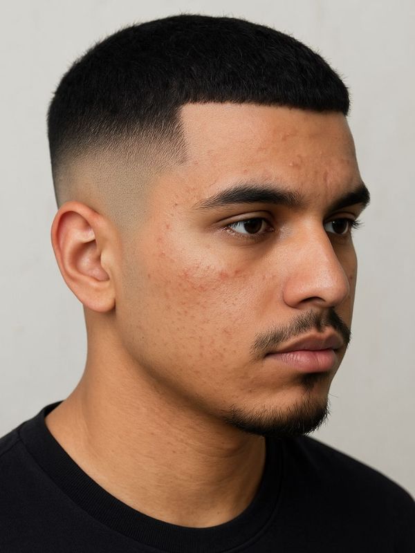 10 Guard Buzz Cut Mid Fade