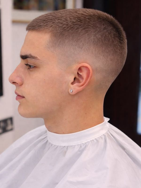 10 Guard Buzz Cut With Taper
