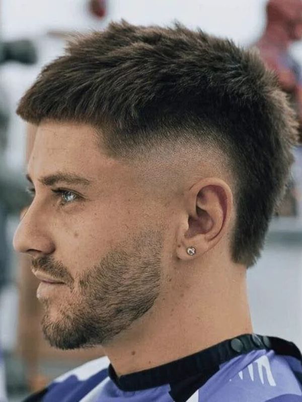 Buzz Cut Mohawk Fade