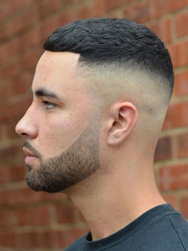High Fade with Textured Top