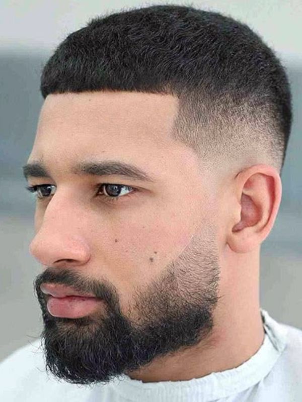 Low Taper Fade Buzz Cut