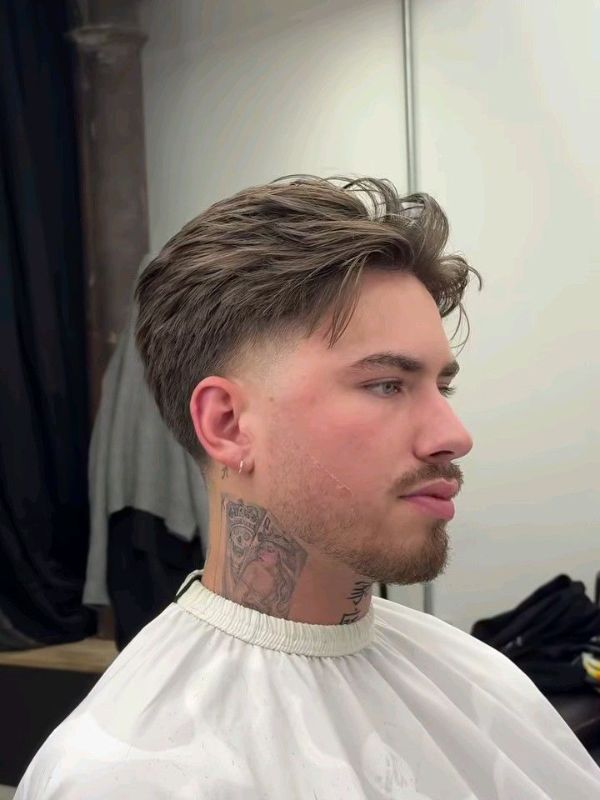 Low Taper Fade Long Hair for Different Hair Types