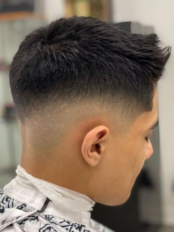 Mid Fade with Quiff