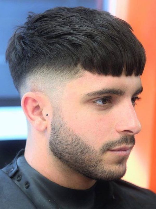 Mid Fade with Textured Crop