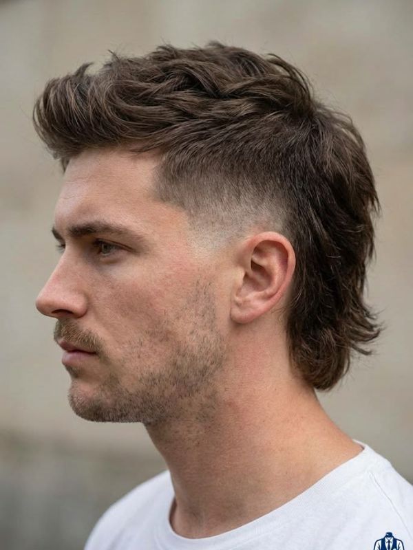 Modern Mullet Low Taper Fade Revival
