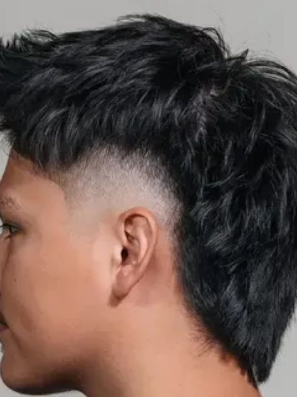 Burst Fade Mohawk Mullet Hybrid