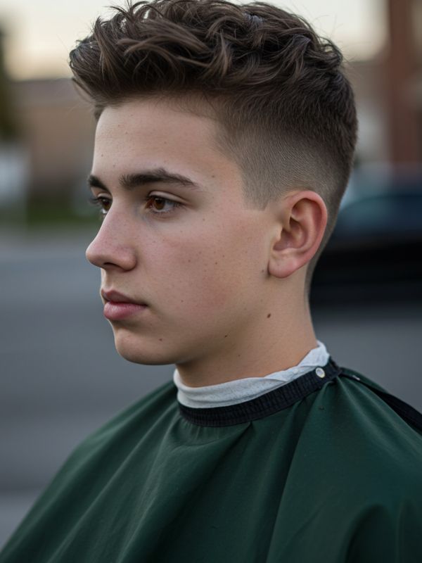 Burst Fade Taper for Teens