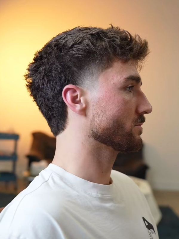 Burst Fade Taper with Beard