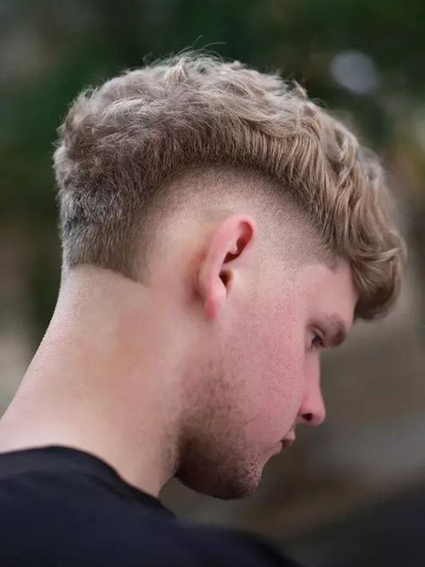 Burst Fade Taper with Line Up