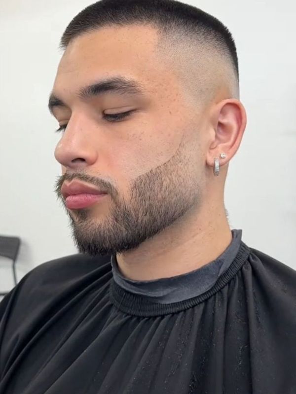 Buzz Cut with Low Fade