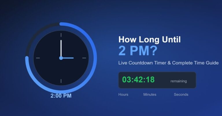 How Long Until 2 PM?