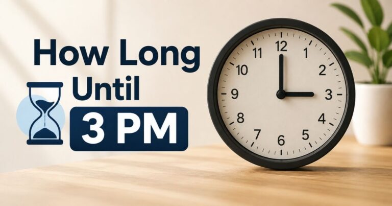 How Long Until 3 PM