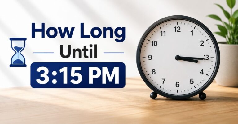 How Long Until 3:15 PM