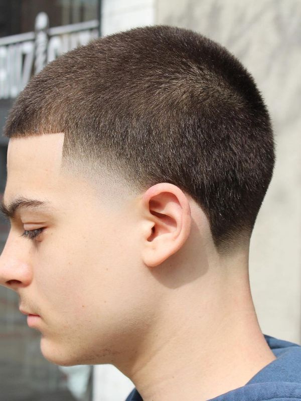 Low Taper Fade + Buzz Cut