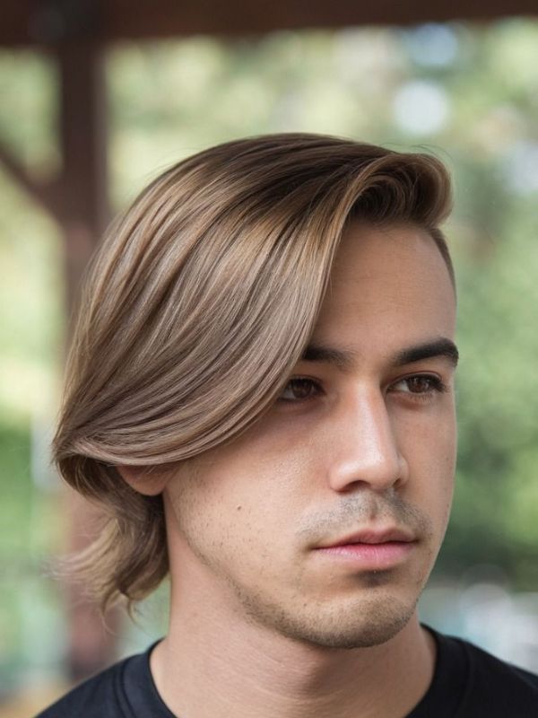 Low Taper Fade for White Guys with Straight Hair
