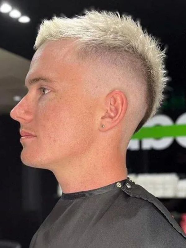 Short Burst Fade Mohawk