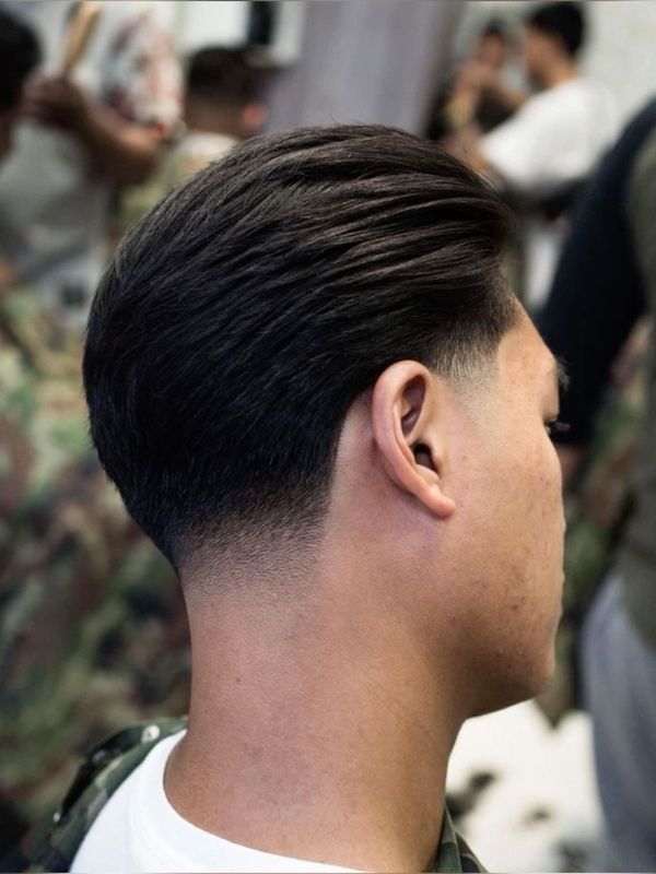 Slick Back Taper Fade