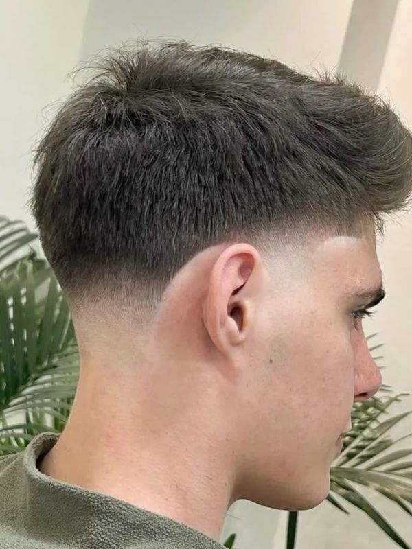 Textured Burst Fade Taper