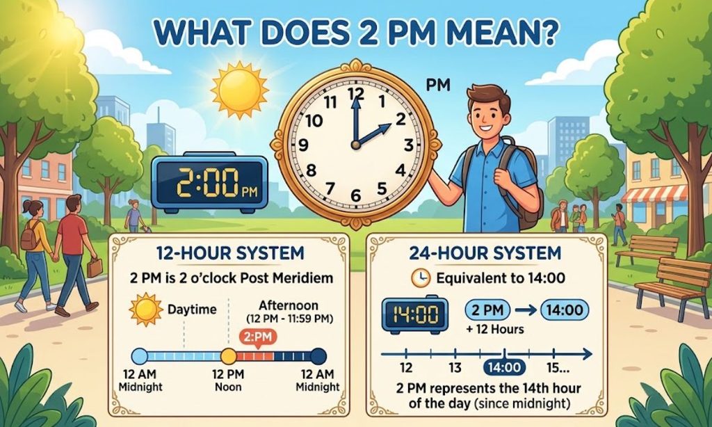 What Does 2 PM Mean